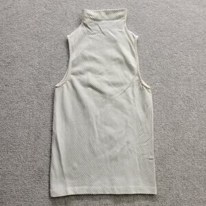 Athleta Flurry Ribbed Sleeveless White Tank Top Women’s Size XS Activewear